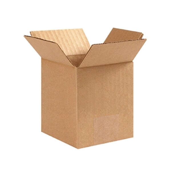 Kraft Corrugated Shippers 4 x 4 x 6